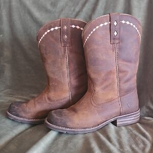 Ariat Brown Leather Western Boots